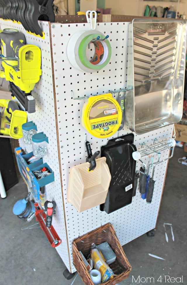 Portable Pegboard Tool Organizer