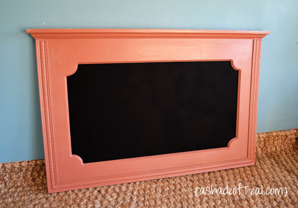 A Shade of Teal coral chalkboard