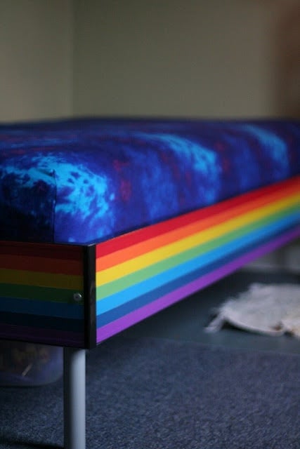 Ikea Hackers rainbow bed
