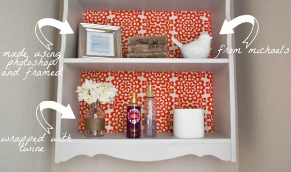 Our Love and Our Blessing bathroom shelf 20