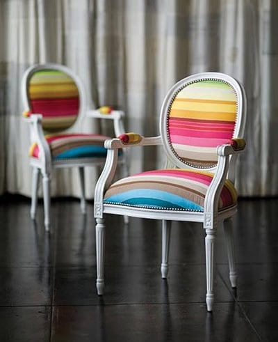Small Shop Studio rainbow louis chair