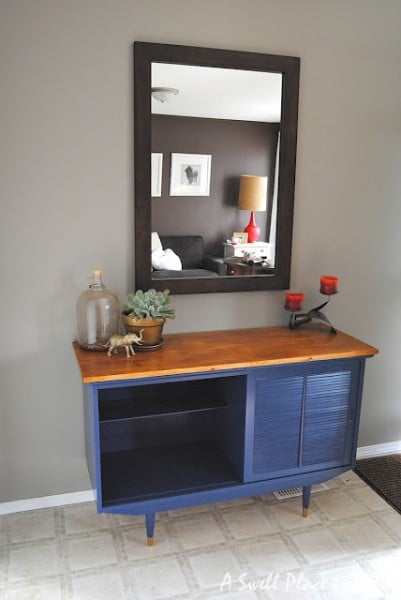 A Swell Place To Dwell, midcenturymodern sideboard update