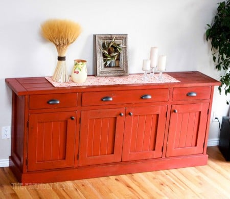 The Friendly Home, rustic sideboard