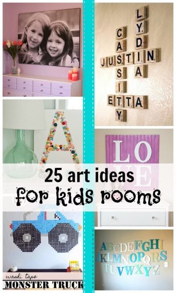 ideas for kids room art