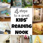 4 Steps To A Great Kids Reading Nook via Tipsaholic.com
