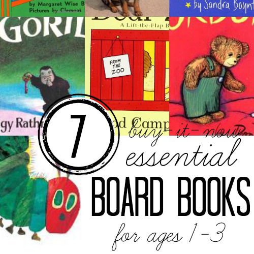 Seven Essential Children’s Books for Ages 1-3