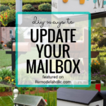 DIY Ways To Update Your Mailbox By Building Or Decorating Featured On Remodelaholic.com