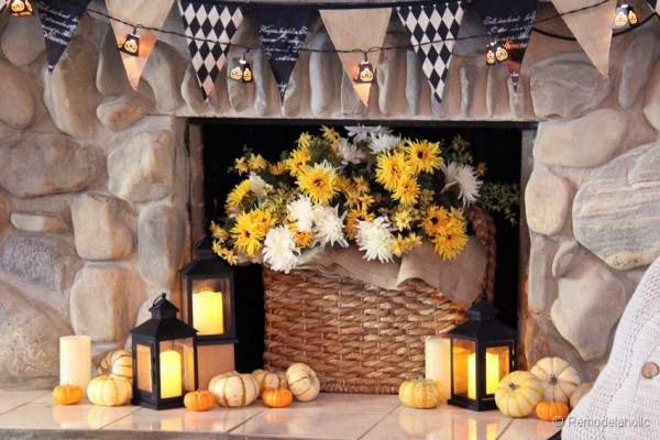Fall-mantel-and halloween-mantel-decor-ideas-4
