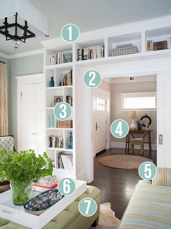 Get This Look - Living Room Built-Ins - 7 Tips from Remodelaholic