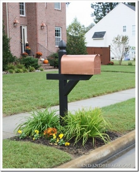 diy copper mailbox, Sand and Sisal