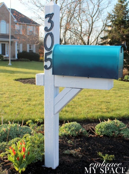 diy ombre mailbox, Embrace My Space