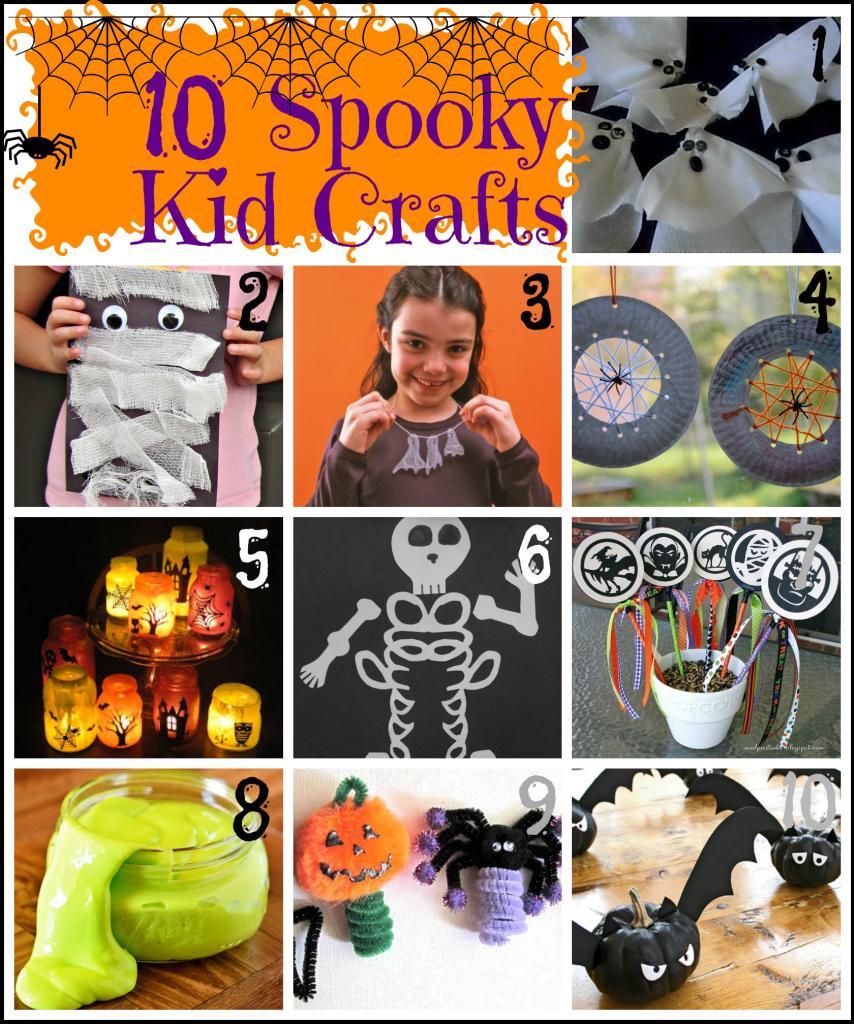 10 Spooky Kid Crafts for Halloween