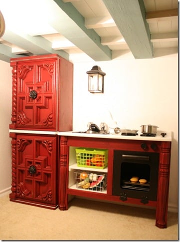 kids cottage play kitchen, Remodelaholic