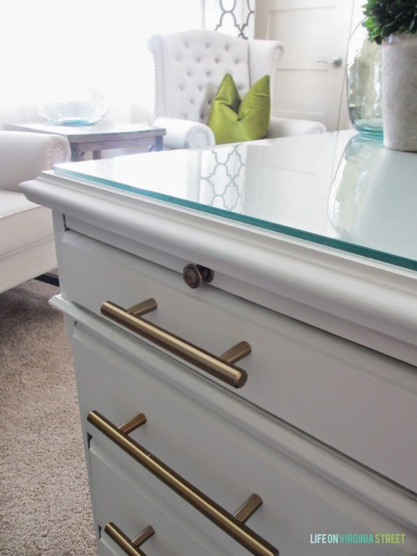 chalk painted desk, Life on Virginia Street on Remodelaholic