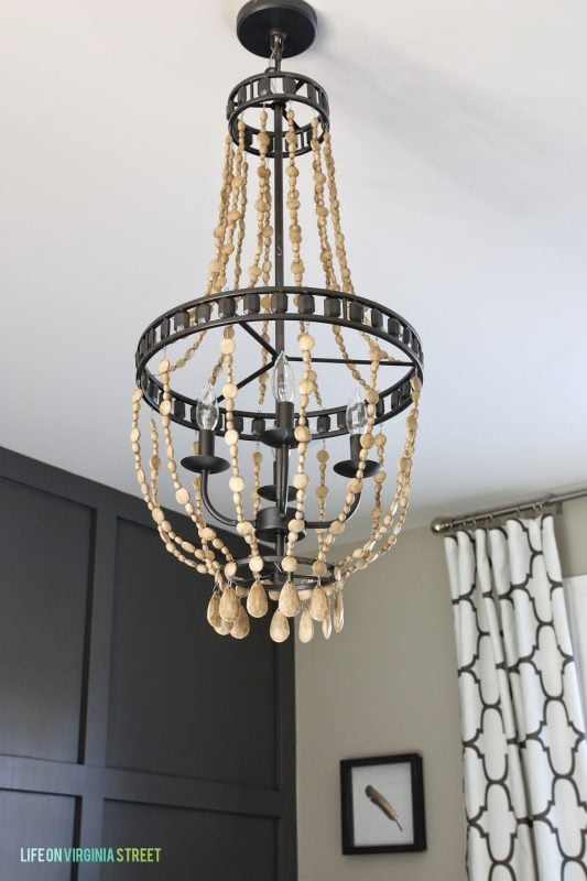 diy wood bead chandelier tutorial, Life on Virginia Street on Remodelaholic