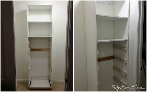 master closet towers with slides, My Love 2 Create on Remodelaholic