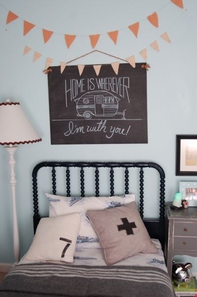 Boy's bedroom inspiration via Remodelaholic.com