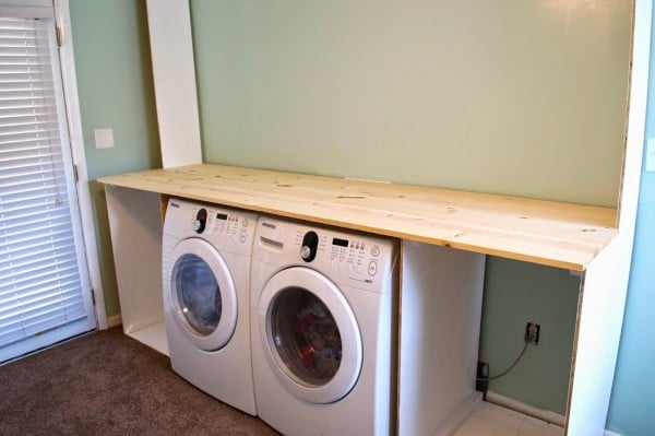 Building the laundry unit 03, Seesaws and Sawhorses on Remodelaholic