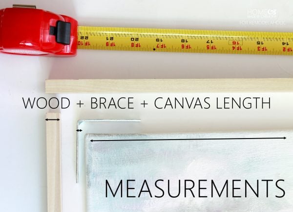 Floating Frame - measurements - for Remodelaholic