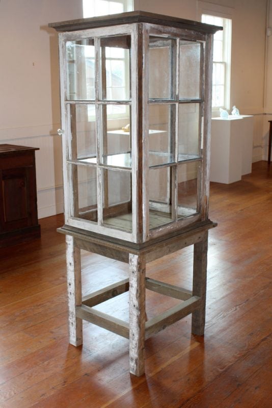 ReStore - old windows made into jewelry or curio case - via Remodelaholic