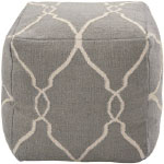 Winter Whites Ottoman